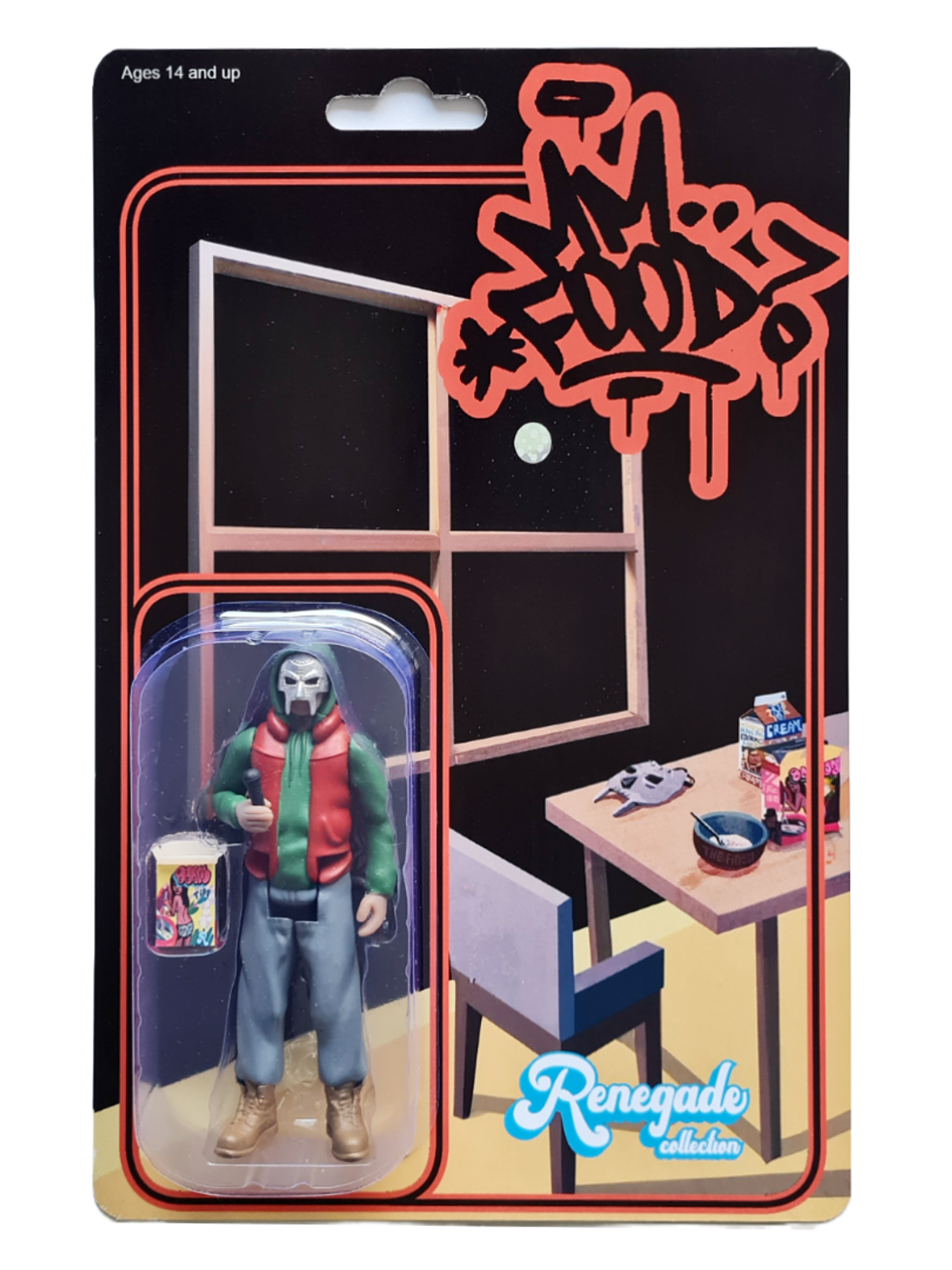Mm.. Food - MF DOOM Action Figure Retro, figura articulada 1