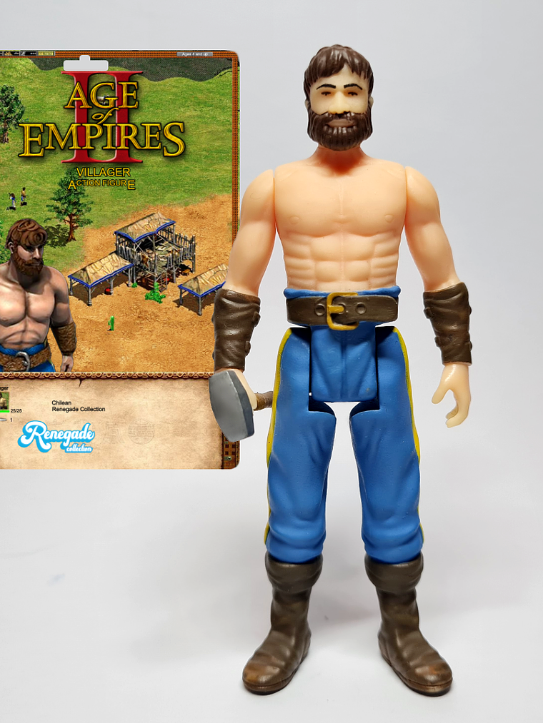 Villager - Aldeano Age of Empires Action Figure 1