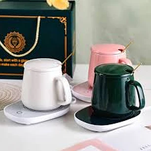 TAZA CALENTADORA COLORES