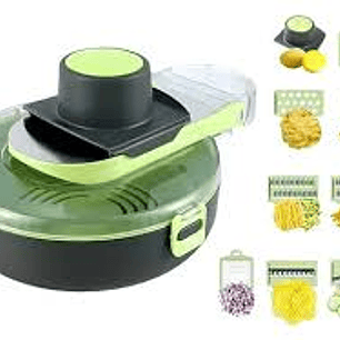 CORTADOR DE VERDURAS MANUAL  9 EN 1