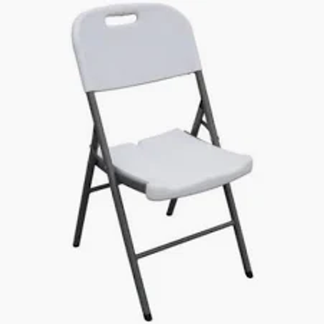 SILLA PLEGABLE BLANCA 2