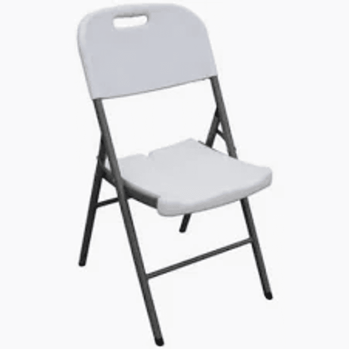 SILLA PLEGABLE BLANCA 2