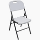 SILLA PLEGABLE BLANCA - Miniatura 2