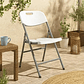SILLA PLEGABLE BLANCA - Miniatura 1