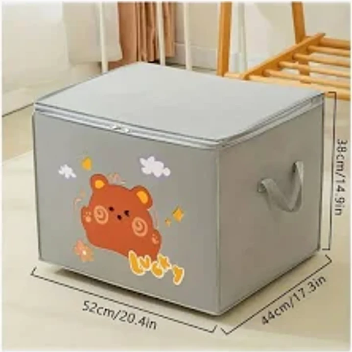 CAJA ORG. ALMACENAMIENTO DE TELA 52X44X38CM 1