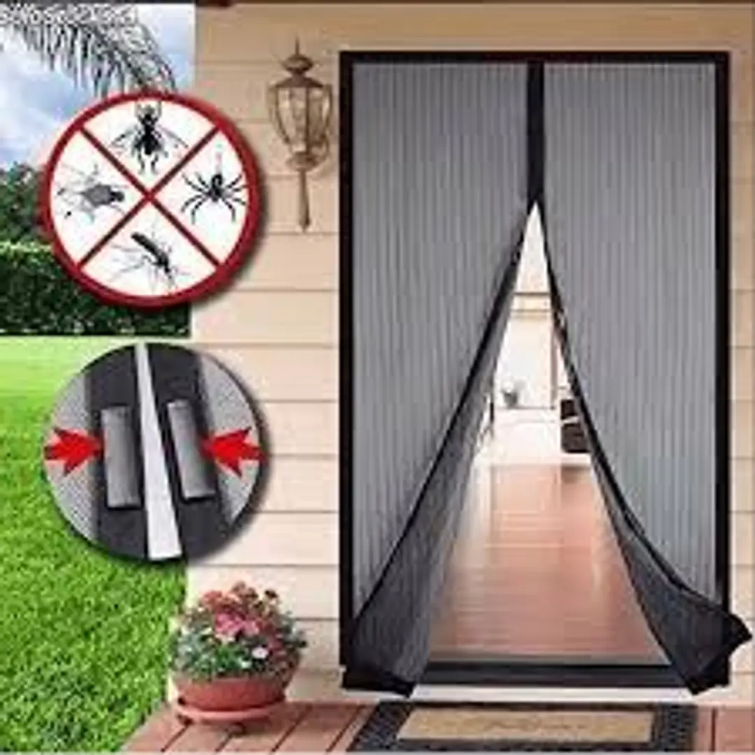 CORTINA PUERTA MAGNETICA 2unids: Med.TOTAL 210*200cm 1