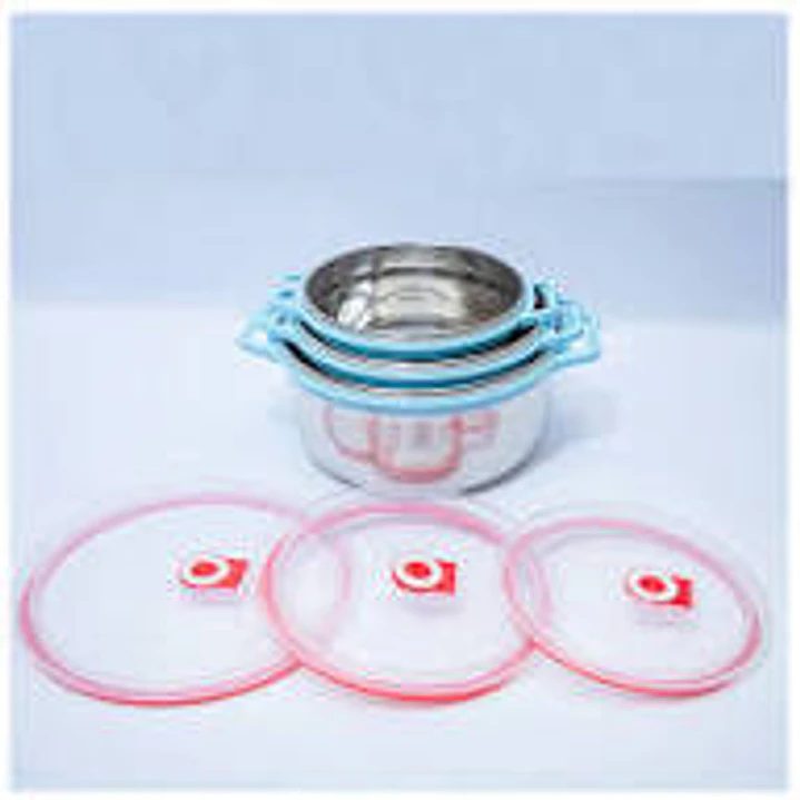 SET 3 TAPER ACERO INOXIDABLE CON TAPA 2