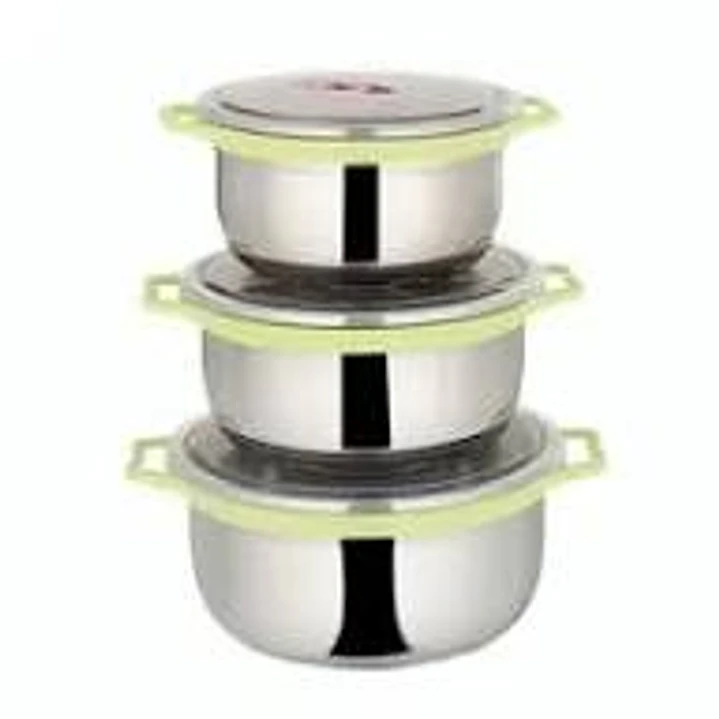 SET 3 TAPER ACERO INOXIDABLE CON TAPA 3