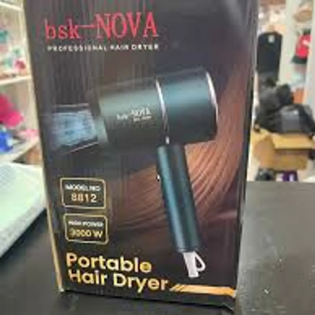SECADOR DE PELO BSK-NOVA 3000W MOD: 8812  1