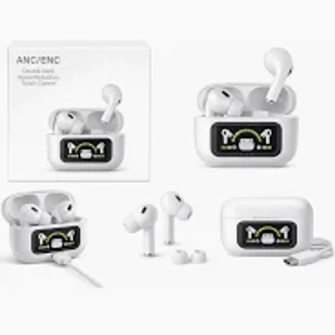 AUDIFONOS BLUETOOTH CON PANTALLA TACTIL ANC/ENC 4