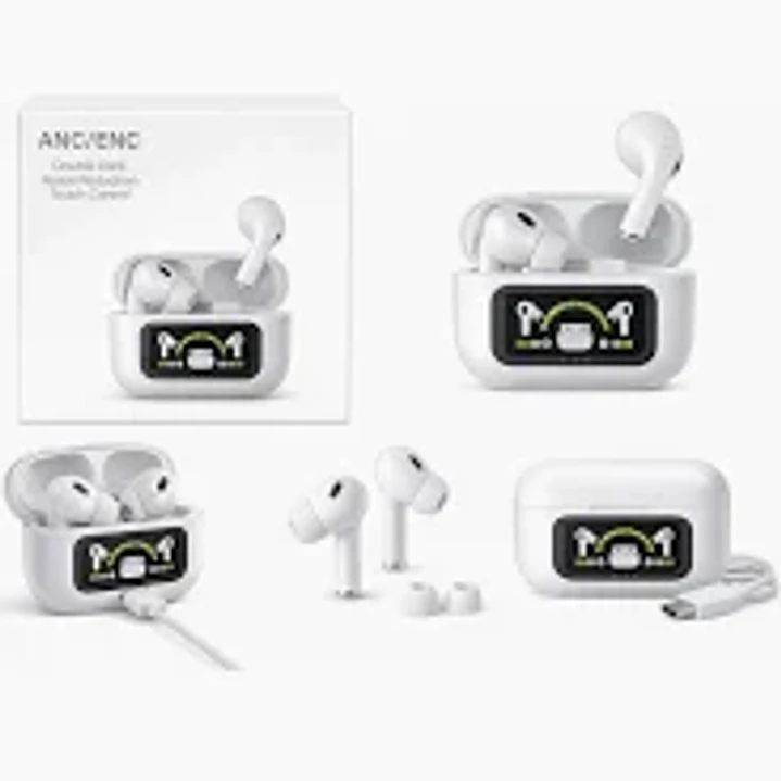 AUDIFONOS BLUETOOTH CON PANTALLA TACTIL ANC/ENC 4