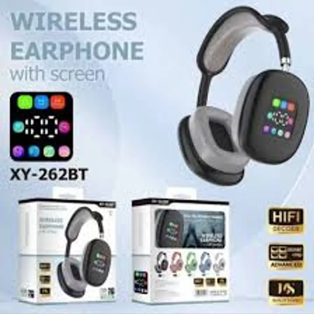 AUDIFONOS XY-262BT CON PANTALLA DIGITAL 1