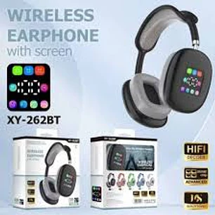 AUDIFONOS XY-262BT CON PANTALLA DIGITAL