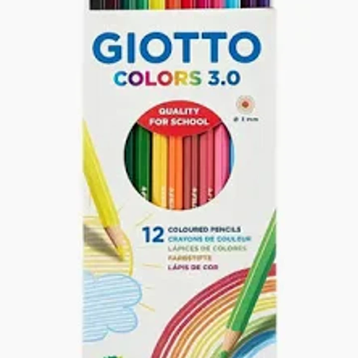 LAPICES COLORES GIOTTO 3.0  12PCS 1
