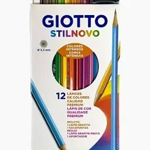 LAPICES COLORES PREMIUN GIOTTO 12COL+GRAFITO+SACAPUNTAS