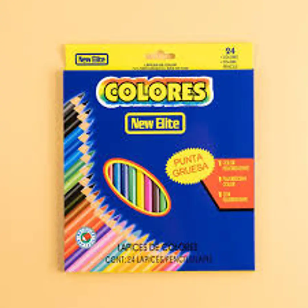  LAPICES 24 COLORES REDONDOS 1