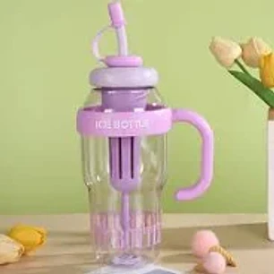 BOTELLA PLASTICA CON BOMBILLA 1300ML