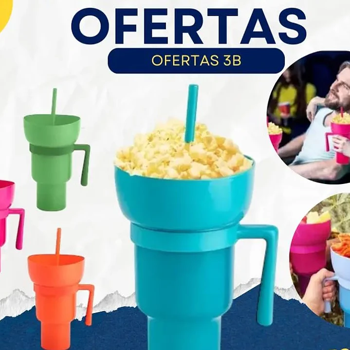 VASO PARA SNACK O BOTANERO COLORES 1