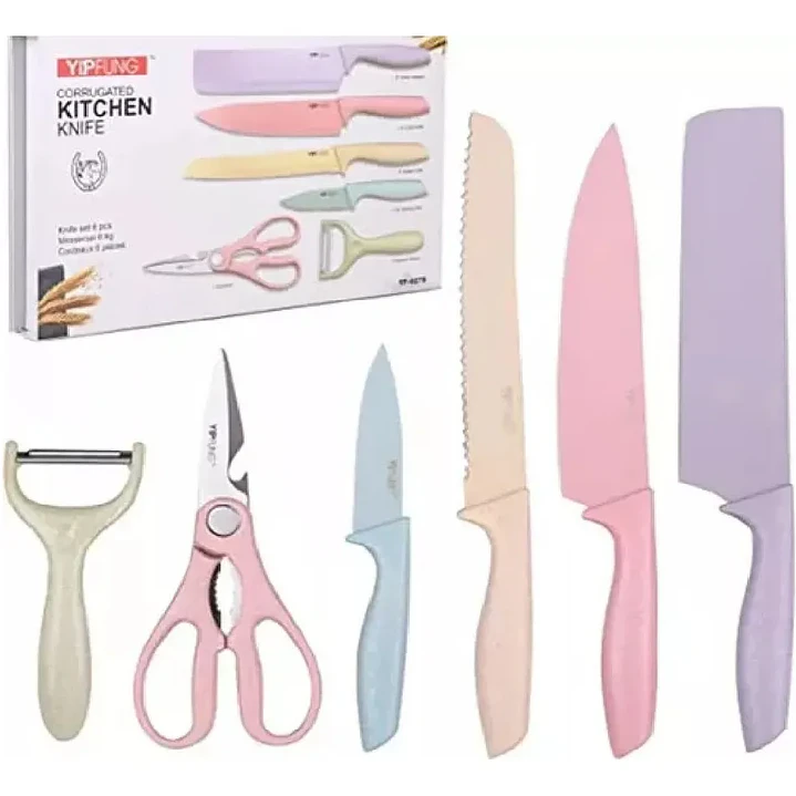SET CUCHILLOS KNIFE 6 PZAS 1