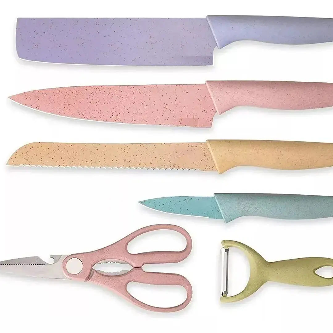 SET CUCHILLOS KNIFE 6 PZAS 4