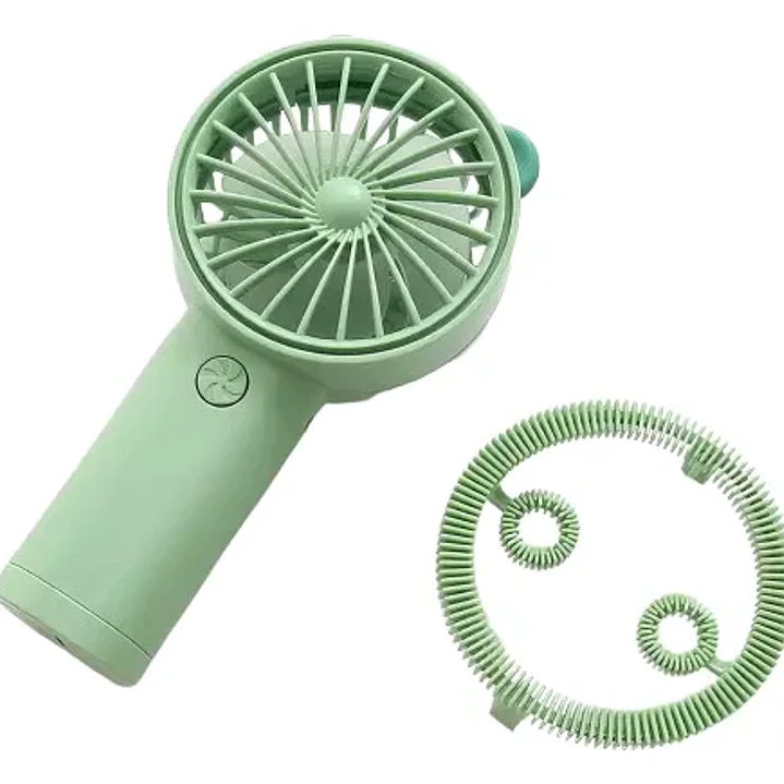 VENTILADOR DE MANOS CON LANZA BURBUJA 2