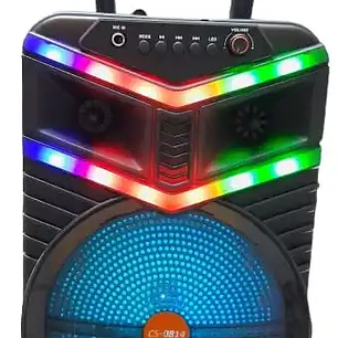 PARLANTE CS-0814 PORTATIL CON 1 MICROFONO