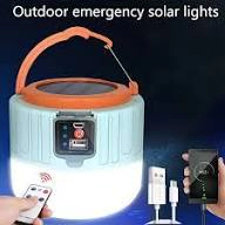 LAMPARA CAMPING SOLAR CON CONTROL REMOTO 2
