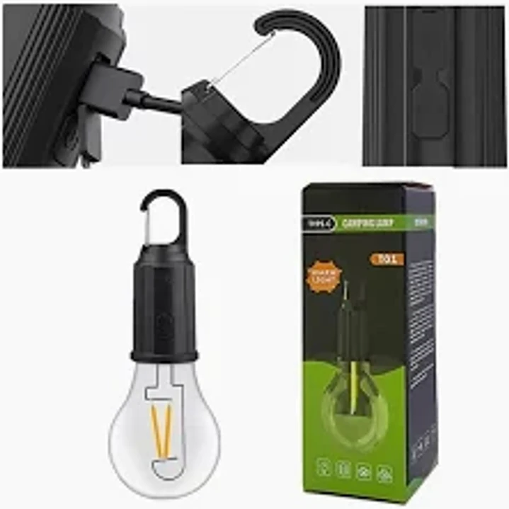 LAMPARA TIPO AMPOLLETA LED CAMPING RECARGABLE. 1