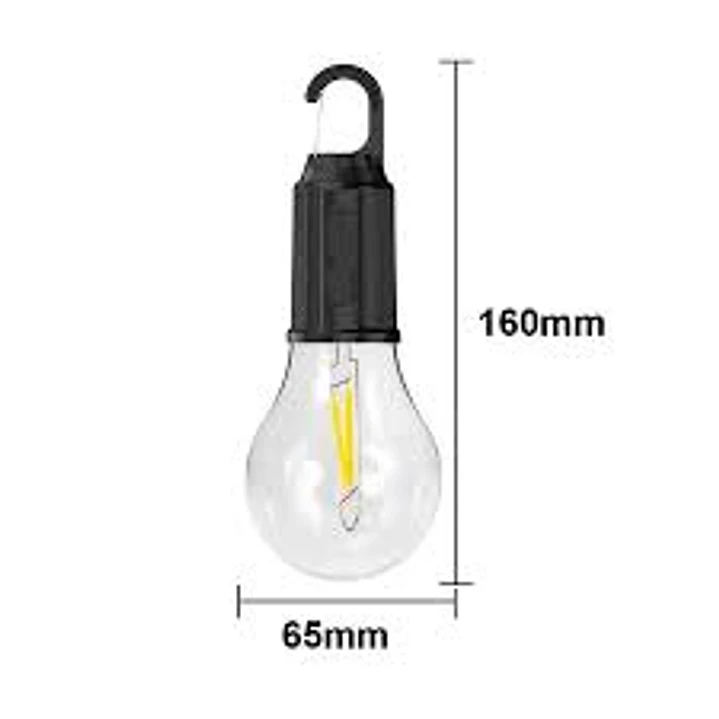 LAMPARA TIPO AMPOLLETA LED CAMPING RECARGABLE. 4