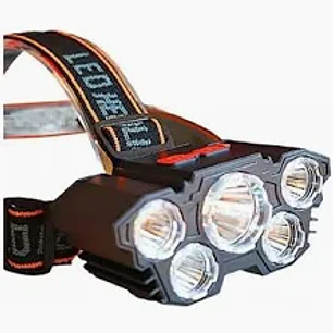 LINTERNA FRONTAL 5 LED RECARGABLE USB