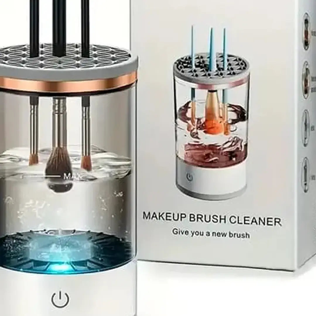 LIMPIADOR DE BROCHA MAQUILLAJE ELECTRICA 3
