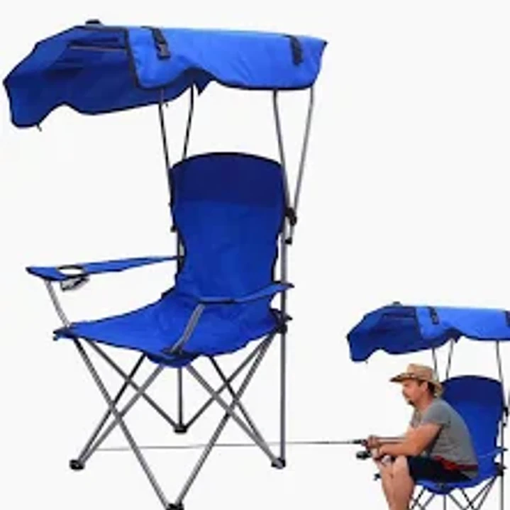 SILLA CAMPING CON SOMBRILLA 2