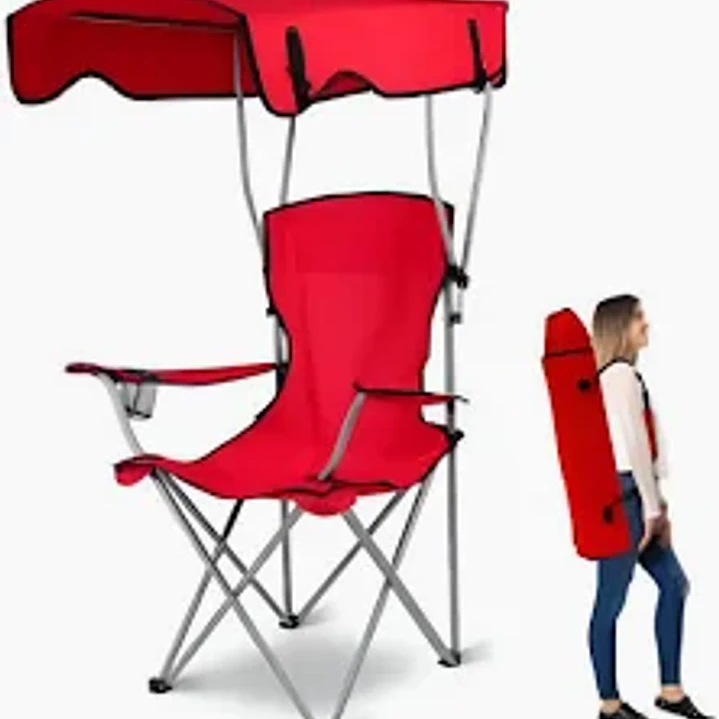 SILLA CAMPING CON SOMBRILLA 3