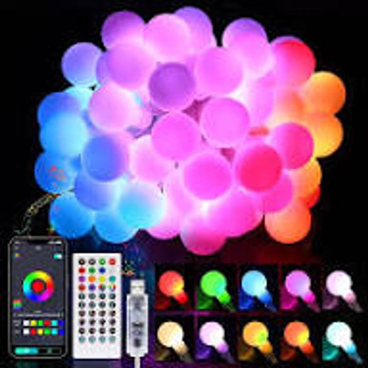GUIRNALDA LUCES COLORES C/REMOTO ENCHUFE 1