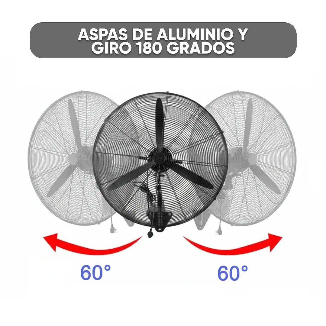VENTILADOR 3 ASPAS INDUSTRIAL GRANDE 3