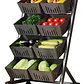 ORGANIZADOR DE VERDURAS 4 NIVELES 8 CANASTOS - Miniatura 1