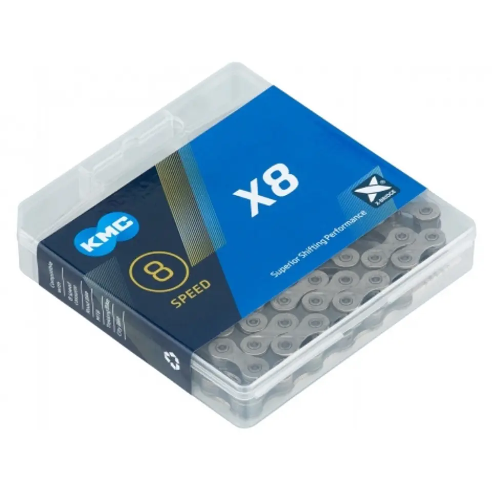 Cadena KMC X8 Gray Silver 1