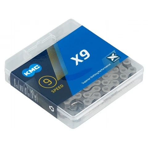 Cadena KMC X9 Balck Silver