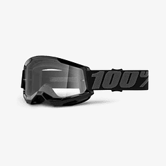 ANTIPARRAS 100% STRATA II GOGGLE BLACK - CLEAR LENS