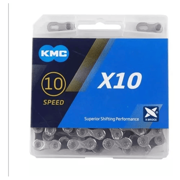 Cadena KMC X10 Balck Silver