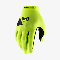 GUANTES 100% RIDECAMP FLUO YELLOW TALLA L