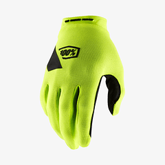 GUANTES 100% RIDECAMP FLUO YELLOW TALLA M