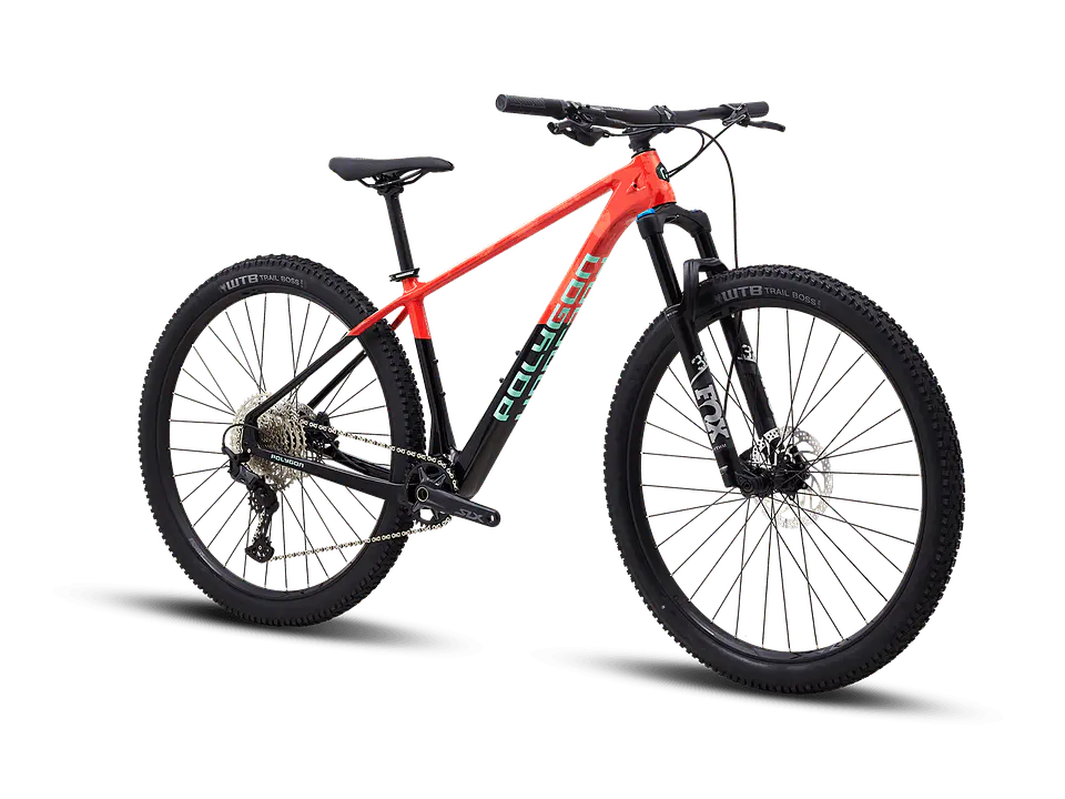BICICLETA MTB POLYGON SYNCLINE CARBON C5 RED/BLK 1