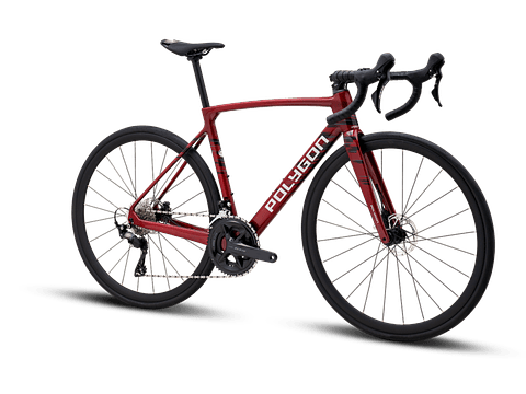 BICICLETA POLYGON RUTA STRATTOS S7D RED / BLACK