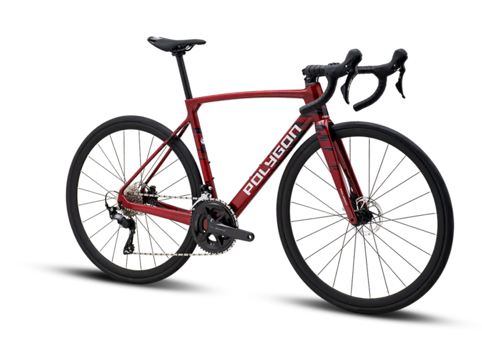 BICICLETA POLYGON RUTA STRATTOS S7D RED / BLACK 1