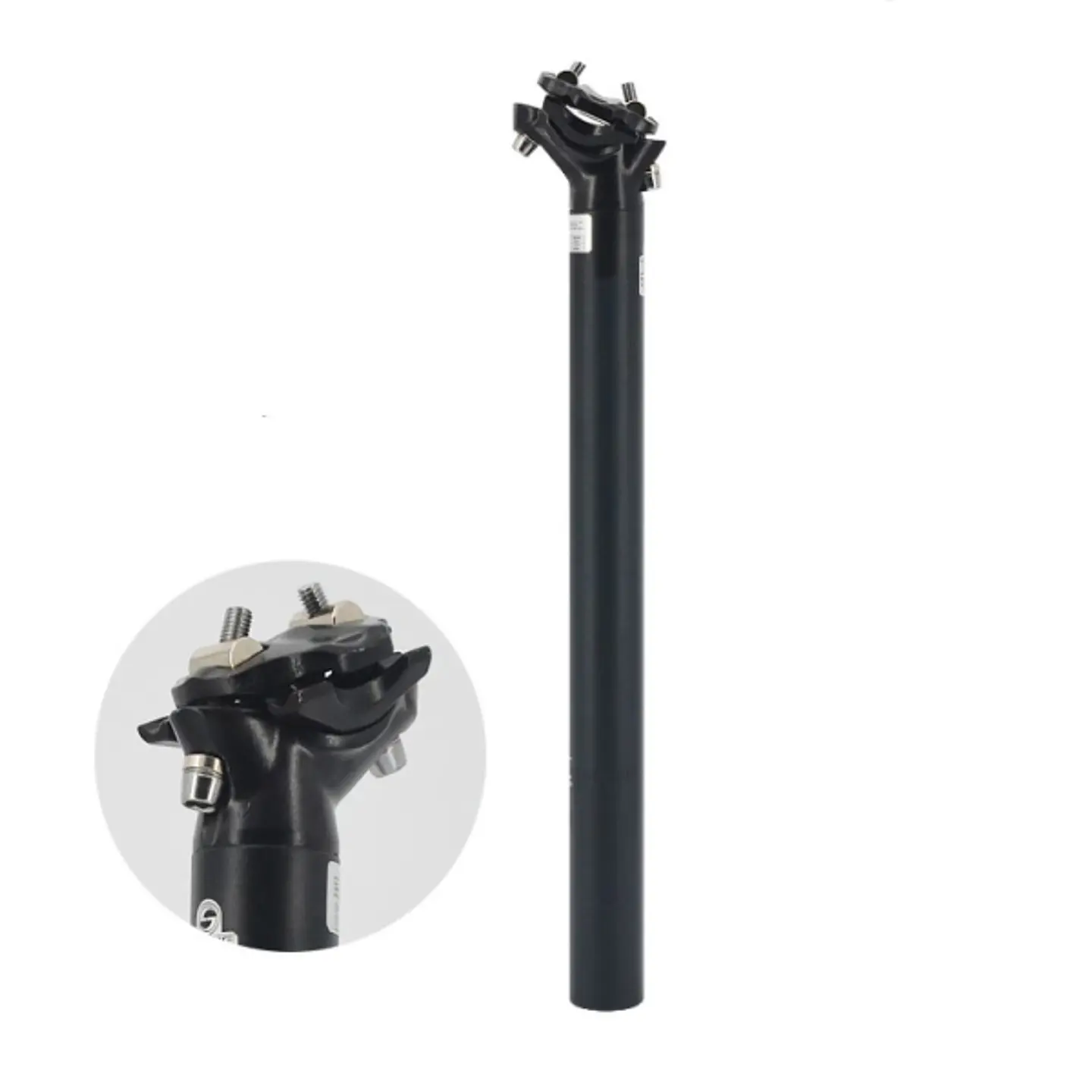 TUBO SILLIN  NEGRO 31.6X400 CARRO DOBLE APERNADO 1