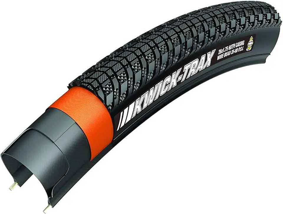 KENDA KWICK TRAX 26X1.25 60TPI REFLECTANTES ALM 2
