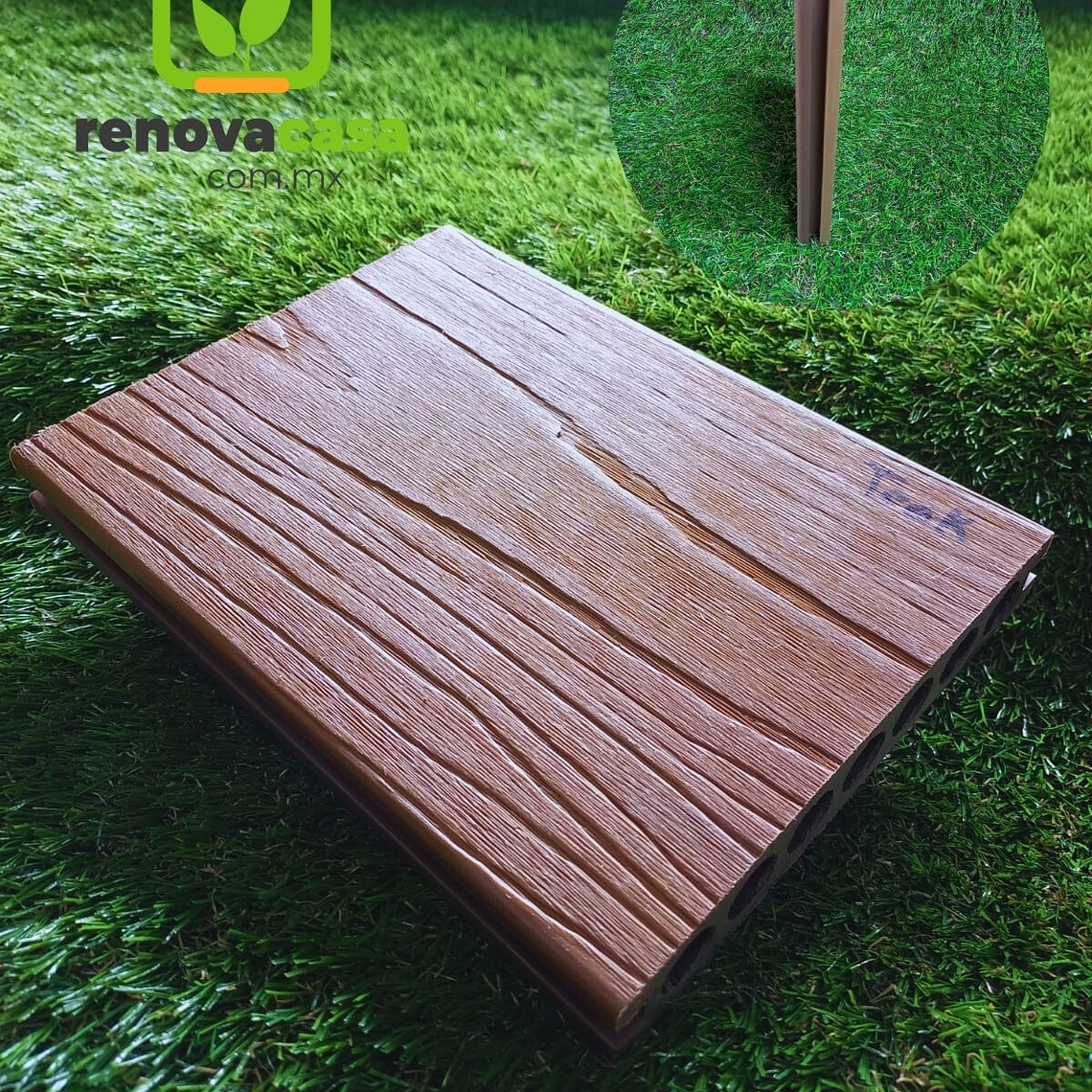 Deck Bicolor color Teak - precio por m2 1