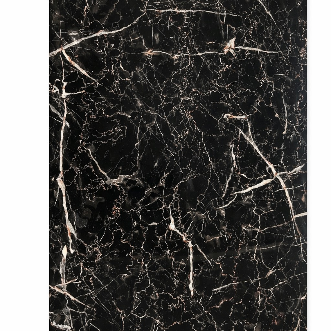 Placa PVC tipo Marmol Color Black Stone Precio por Pieza 1