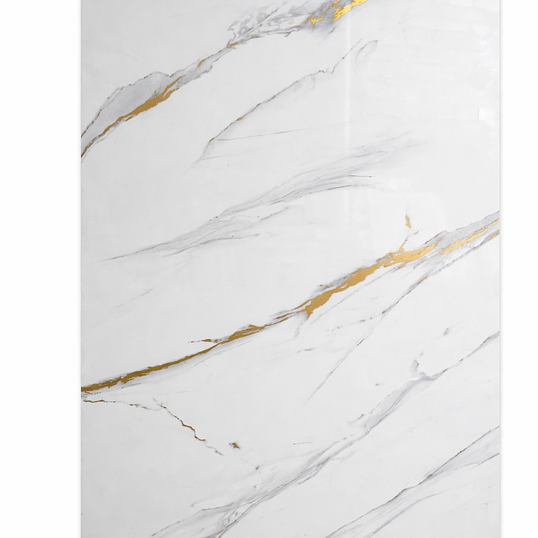 Placa PVC tipo Marmol Color Gold Precio por Pieza 1
